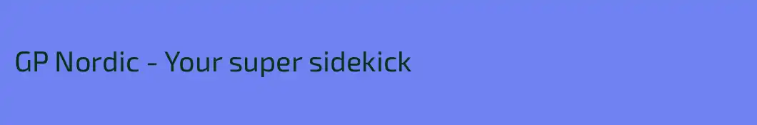 GP Nordic - Your super sidekick